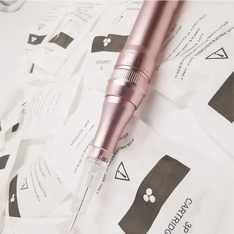 2019 одноразовые винты Microblading Microblade Pmu картриджи с чернилами для перманентного макияжа тату лезвия иглы ручка вращающаяся
