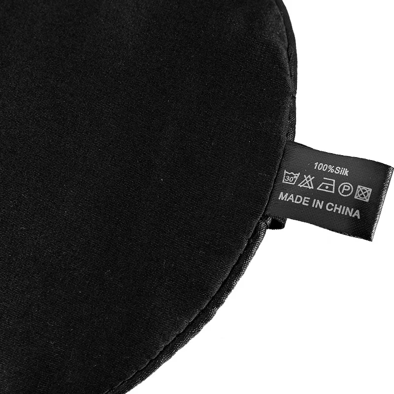 Маска для сна из 100% шелка тутового шелкопряда для полноценного ночного сна, комфортная и супермягкая маска для глаз с регулируемым ремешком