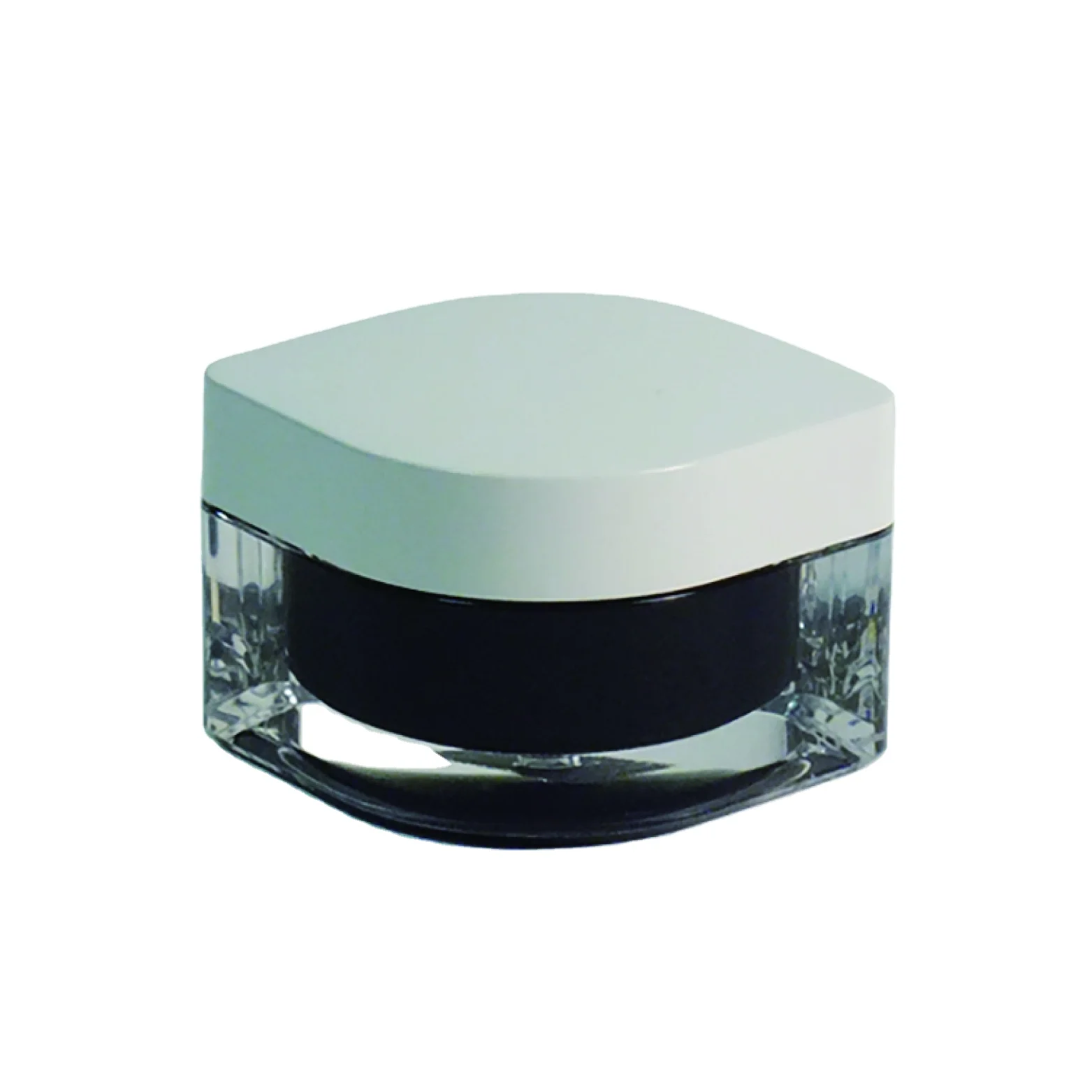 Wholesale double-layer cosmetic can luxury plastic can for lotion skin cream can