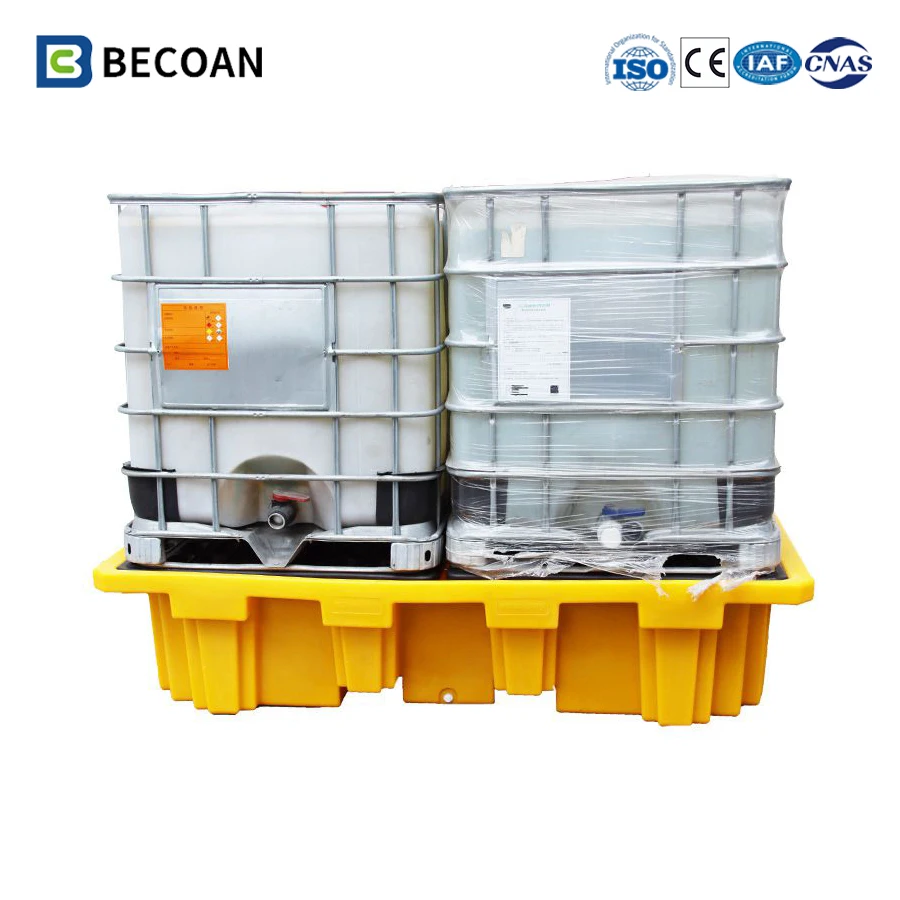 For Oil Spill Control Stackable Nestableibc Ibc Spill Pallet Container