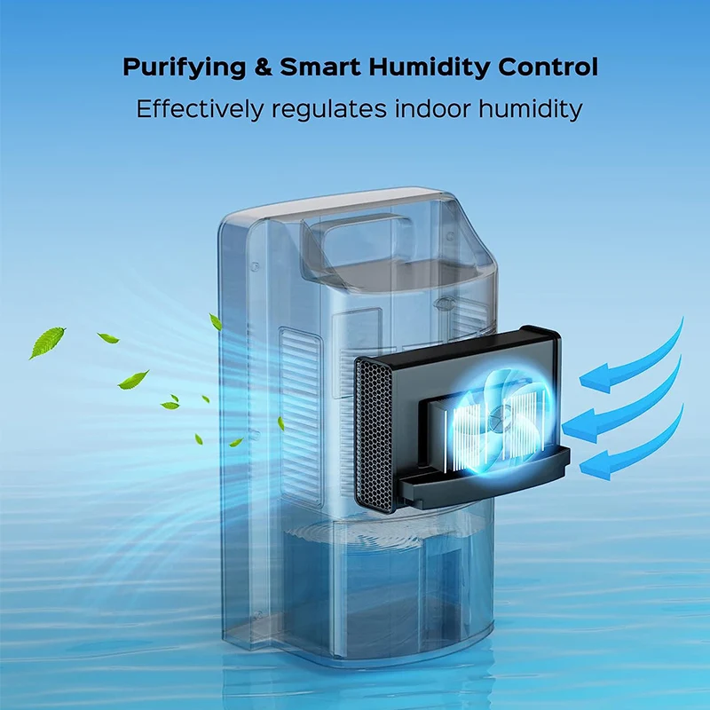 2200ml Portable Mini Dehumidifier Plastic Air Conditioner Home Quiet Basement Bathroom air dryer Dehumidifiers for home