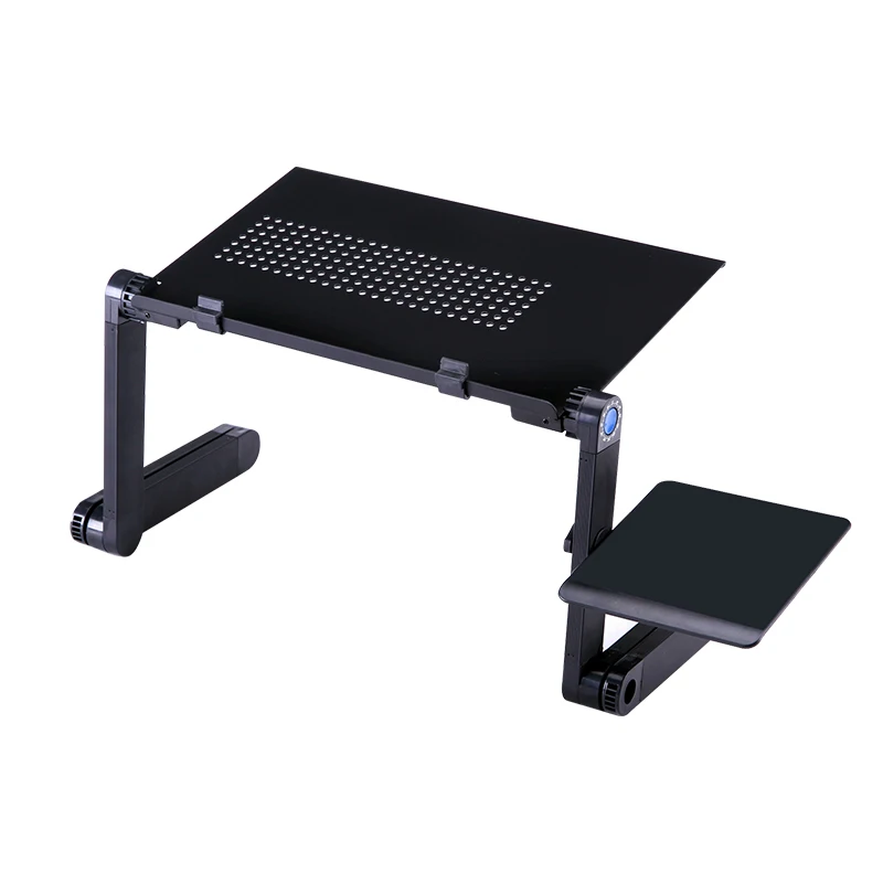 New Portable Adjustable Folding Foldable Bed Laptop Computer Desk Stand Table with Cooler Fans Mouse Pad
