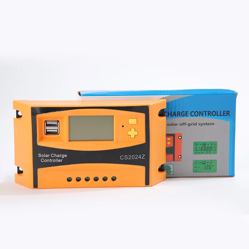 20A 30A Solar Charging Controller 12V 24V LCD photovoltaic power generation solar controller