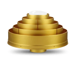 2D choke cors base  station antenna for mechanical control and measurement