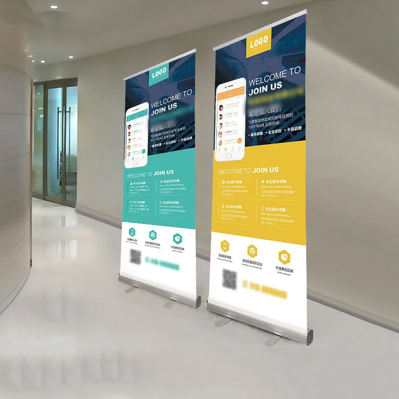 High Quality Exhibit Display cheap sale custom single sided roll up banner advertising aluminum retractable roll up banner stand