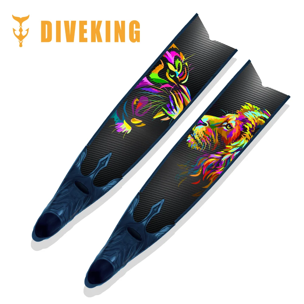 
DIVEKING Professional Adult Free Diving Carbon Fiber Ultra Long Diving Fins Lightweight Deep Diving Fins 