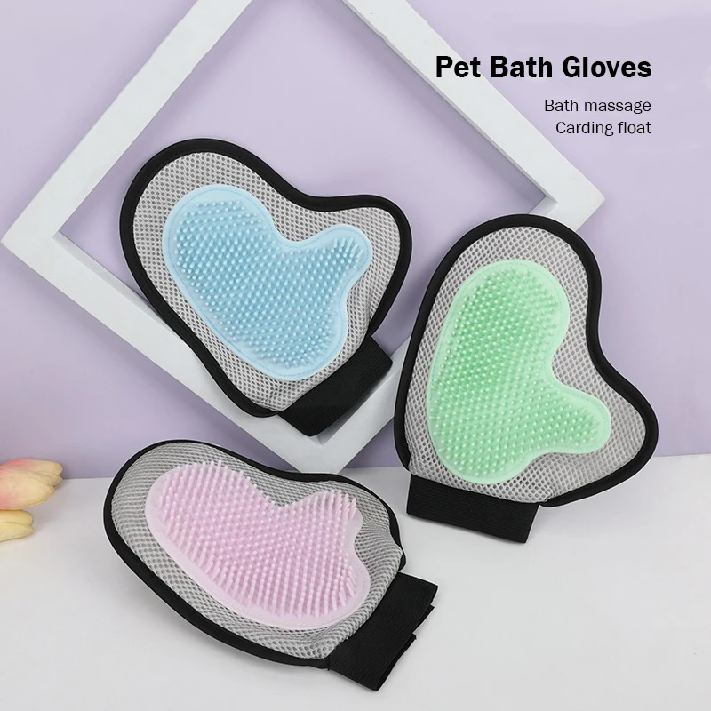 Wholesale Multifunction Cat Hair Cleaning Glove Dog Grooming Glove Pet Hair Remove Deshedding Brush Glove