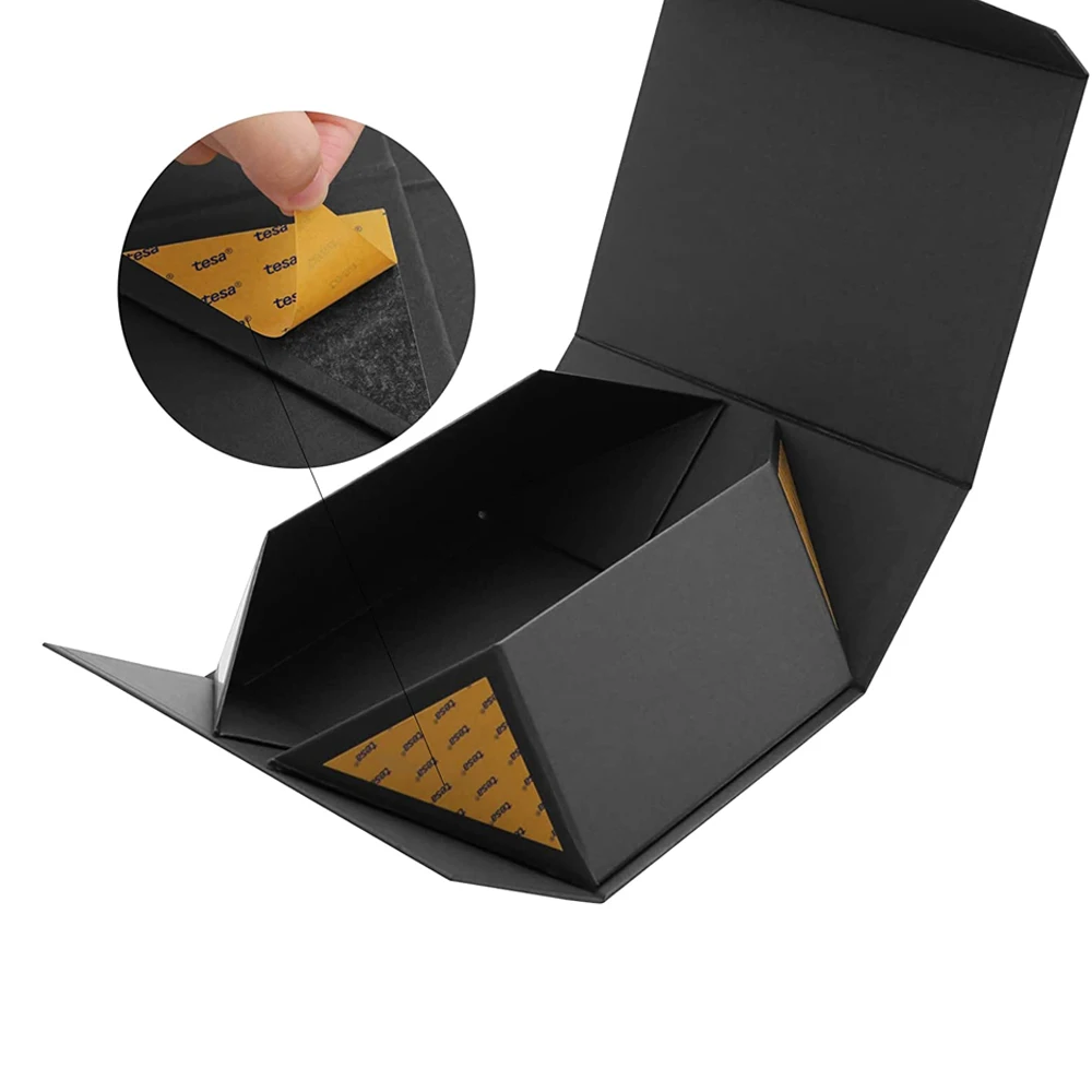 Oem Design Cases Storage Packaging Luxury Boxes Magnetic Folding Men Paper Gift Box For Watch Band Strap Wallet Bow Tie Belt Set