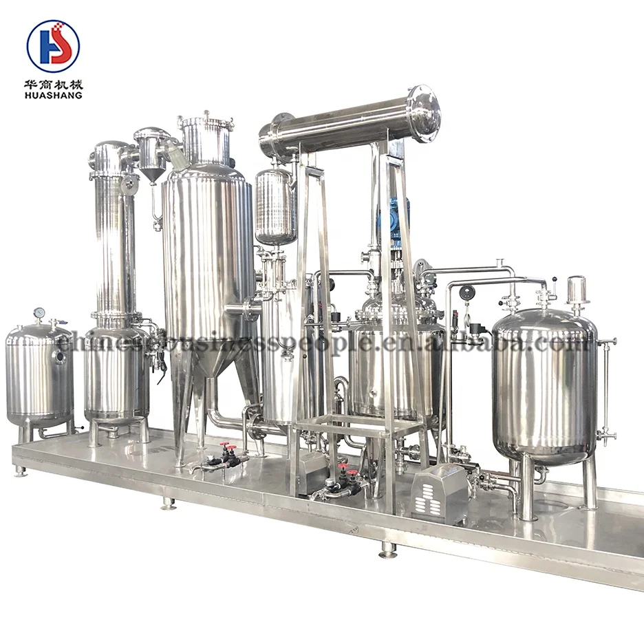 Stainless Steel energy saving vaccum Low temperature hemp ethanol extraction Concentrator