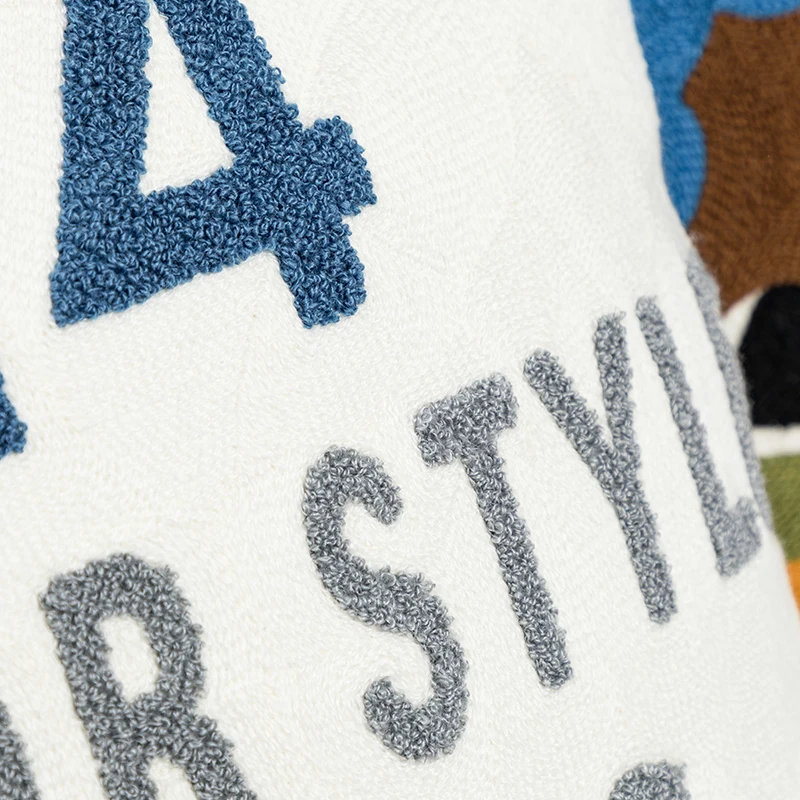 New arrival Mediterranean sea elements cushion covers lighthouse sea birds embroidery throw pillow case 45*45 cm home decor DZH