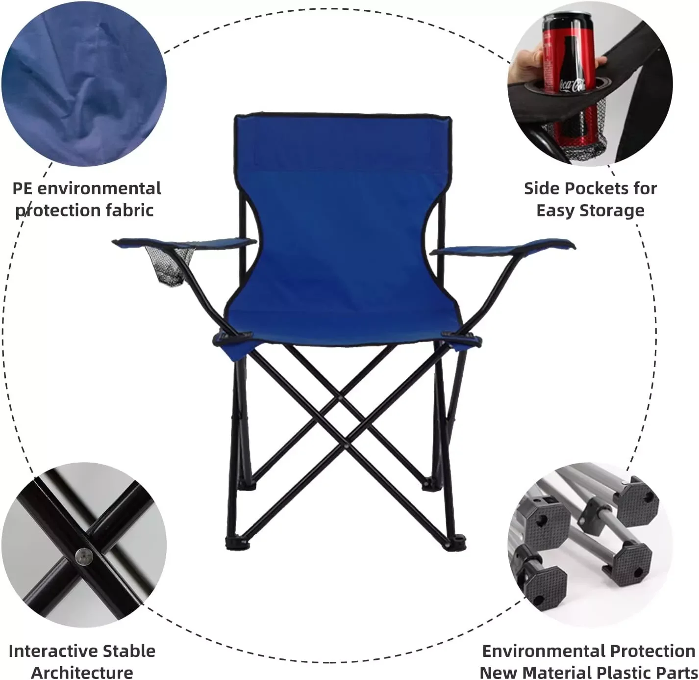 Outdoor Custom Design Logo Printed Outdoor Beach Chair Portable Backpack Chair Fishing Hiking Folding Foldable Camping Chair