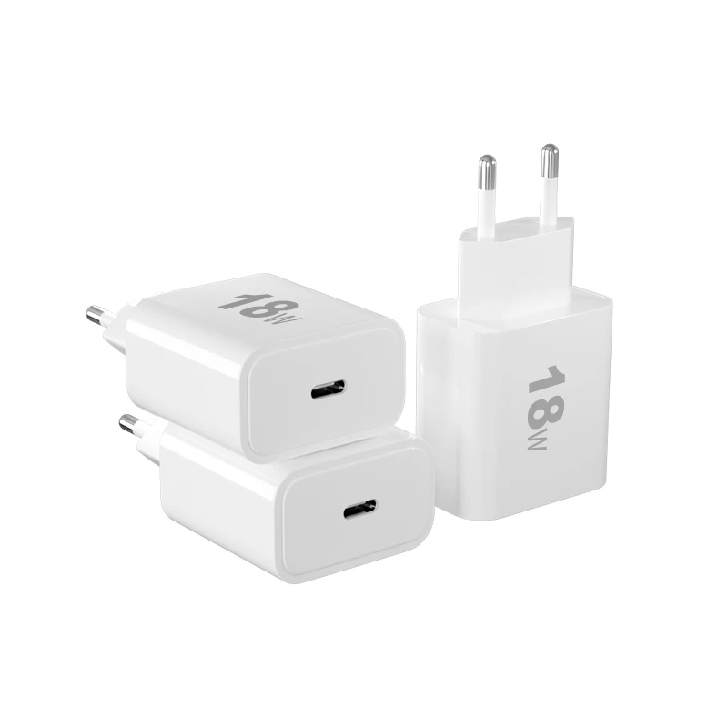 Dropshipping products 18W USB-C Power Adapter Type-C USB Wall Charger Mobile Phone Charger