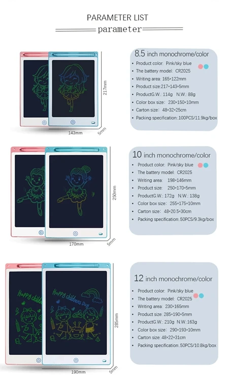 Wholesale Clear Memo Pads Factory Accompanying 10 Inch Digital Writing Tablet Pad