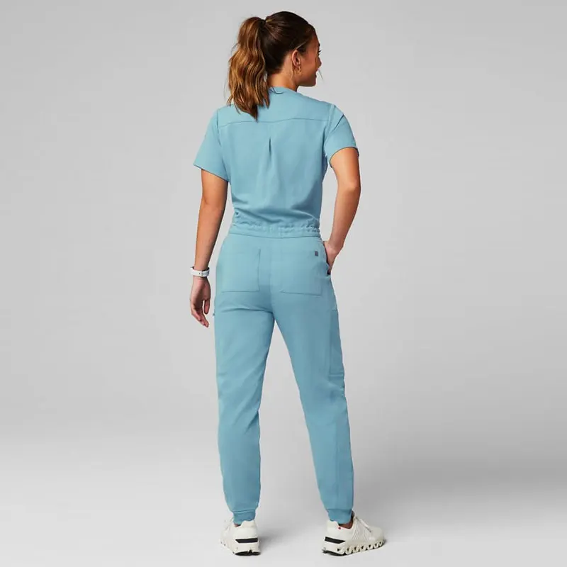 Bestex Custom Logo Scrub Jumpsuit Women Sets Nurse Uniform Stretch Scrubs Sets for Women