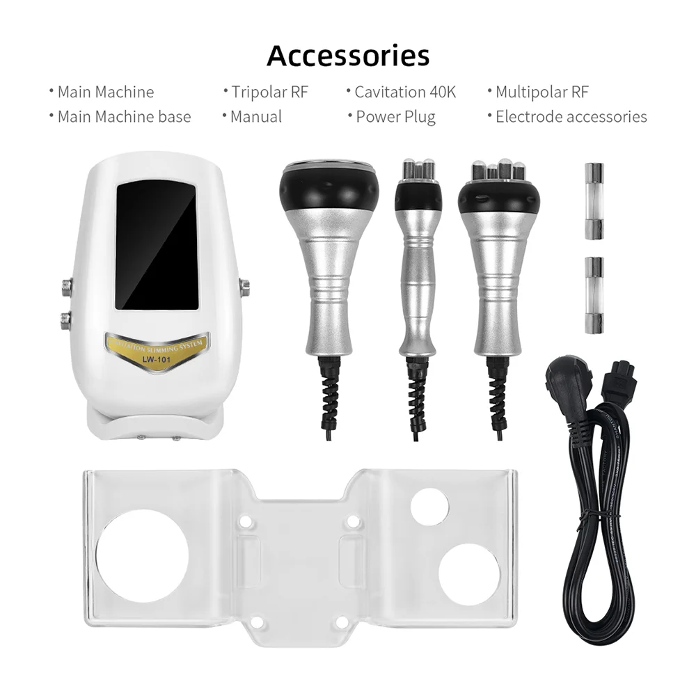 High Quality Ultrasonic Cavitation Machine Portable Radio Frequency RF Tightening Beauty Device