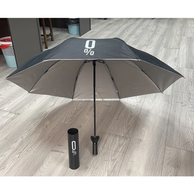 Personalized customized logo gift advertising 3 fold wine bottle umbrella