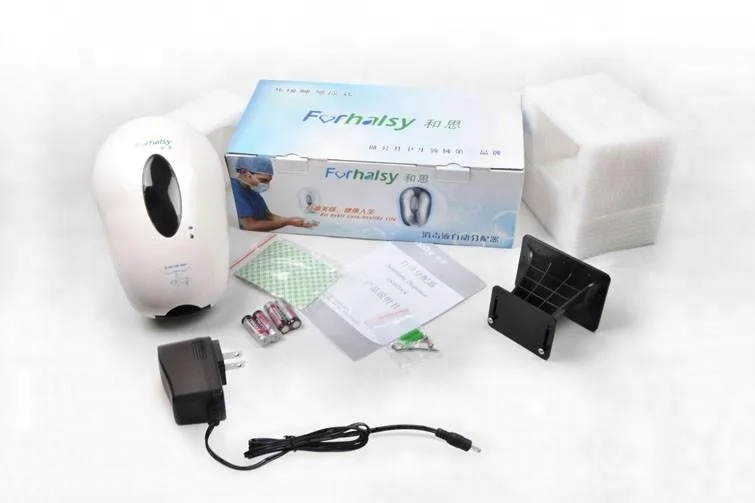 Eco-Friendly Wall Mounted Hospital Refillable Hand Sanitizer Touchless Counter Mount Soap Dispenser