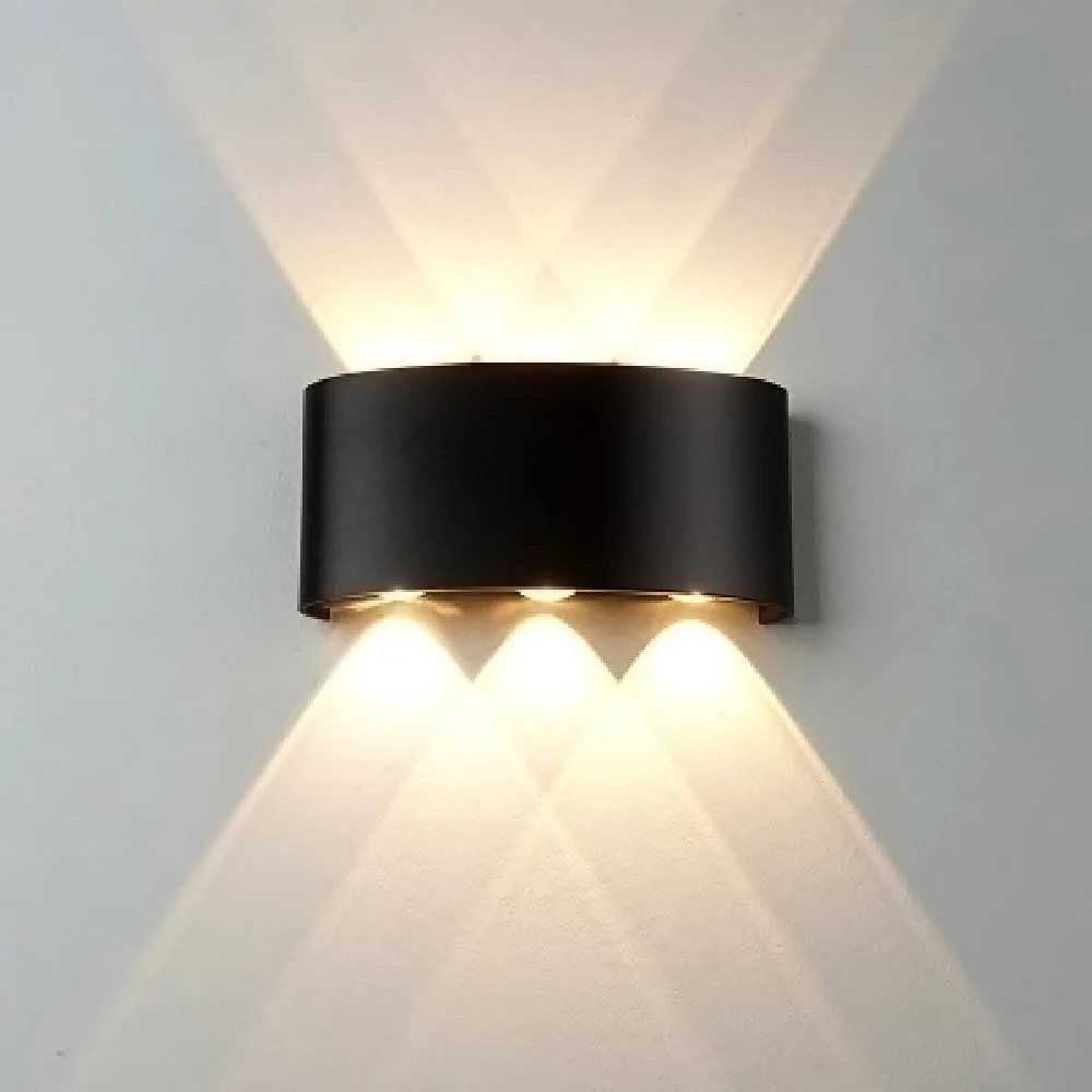 12w Upper and Lower Waterproof Wall Lamp Hotel Garden Porch Wall lamp lighting indoor and outdoor led wall lamp