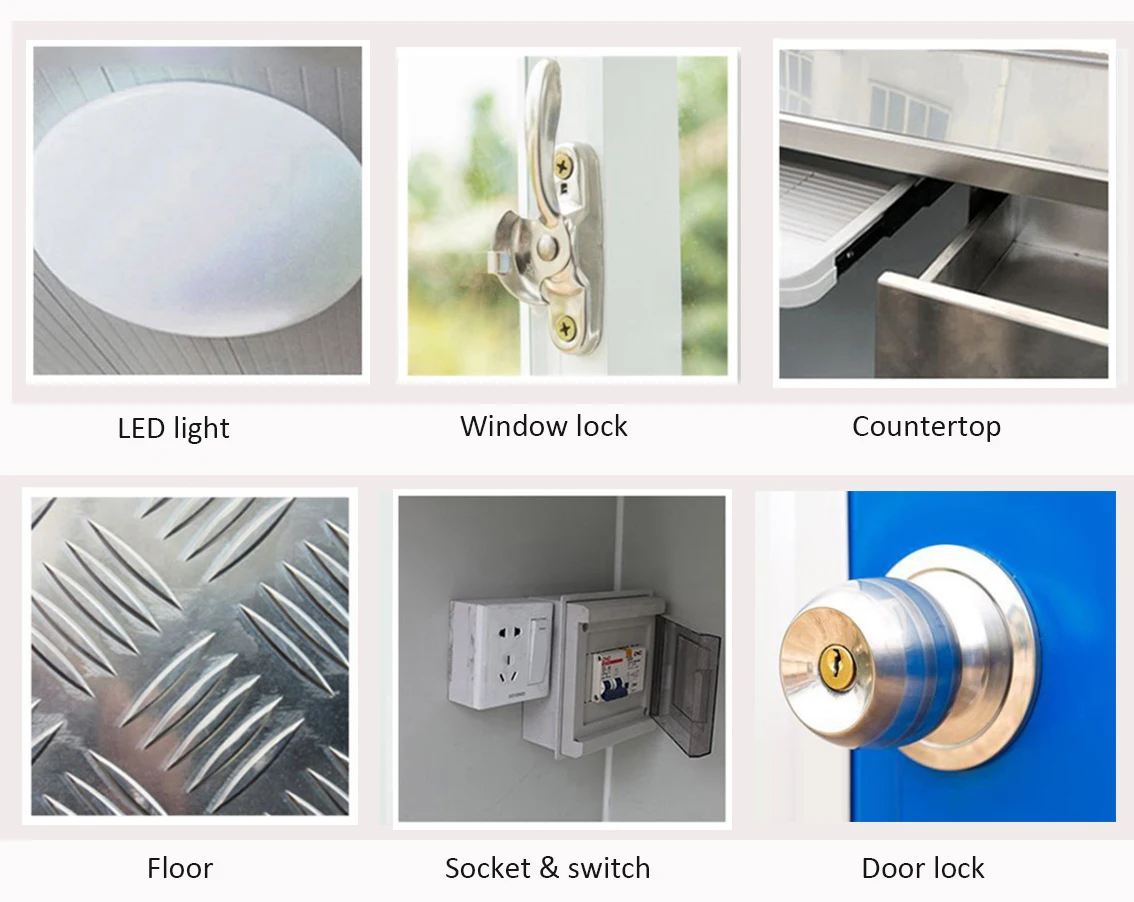 High quality security guard booth house / sentry box/ shop kiosk for sale