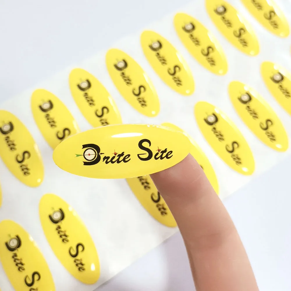 Top quality custom decorative Epoxy Resin Clear Dome flag 3d sticker