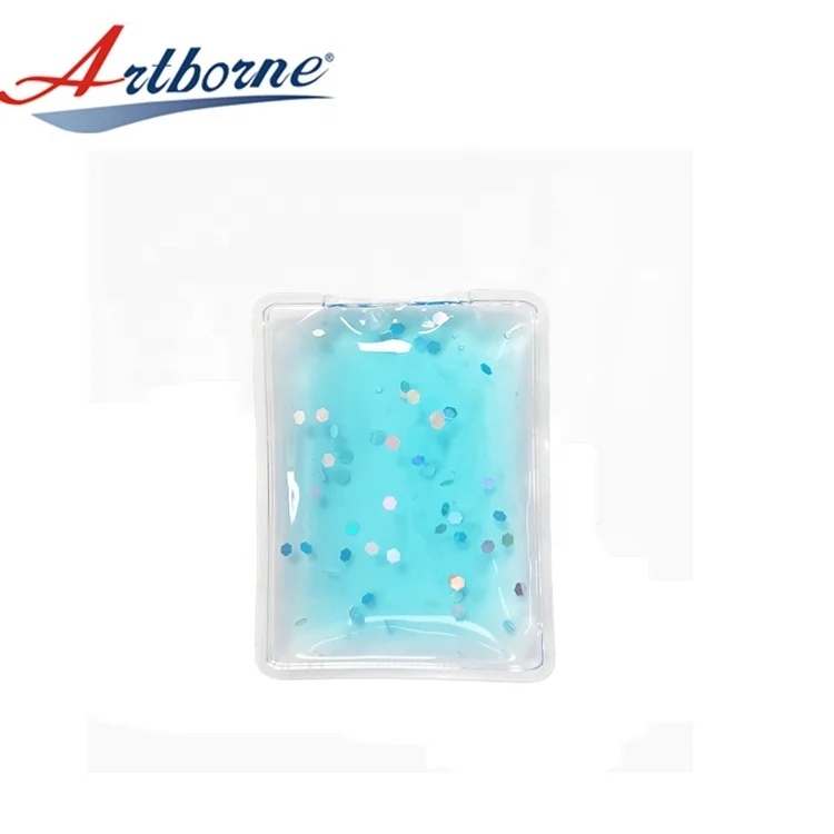 Reusable Hot Cold Pack with Glitter Cooling Gel Pad for Pain Relief Ice Gel Packs Hot Cold Compress Gel Ice Packs Cold Pack