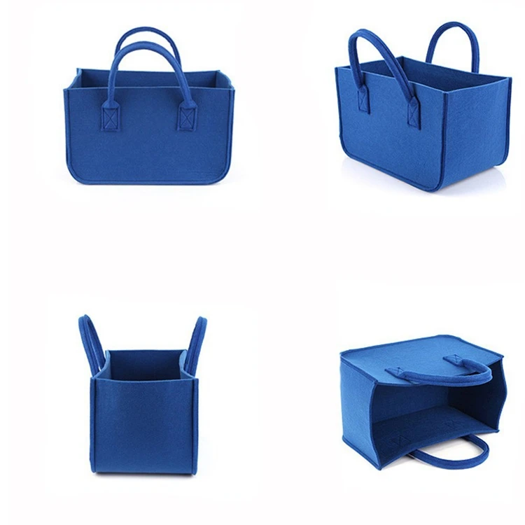 Felt Laundry Packaging Bag Modern Foldable Big Felt Shopping Bags