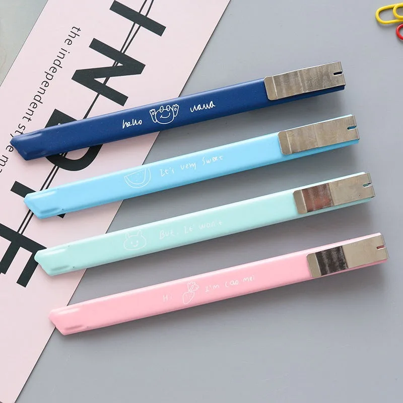 Stationery Long and Short Utility Knife Wallpaper Office Paper Cutting Knife with Hand Account Decoration Scissors