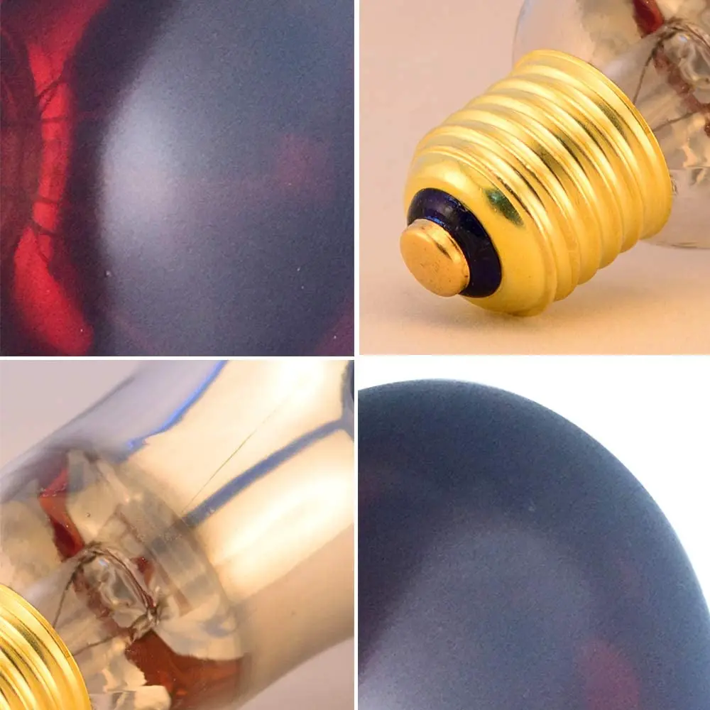 Bongbada Waterproof Infrared Heat Lamp Breeding Bulb 100W/150W/200W/250W Pet Brooder Hatch Chicken Pig Infrared Heating Lamp