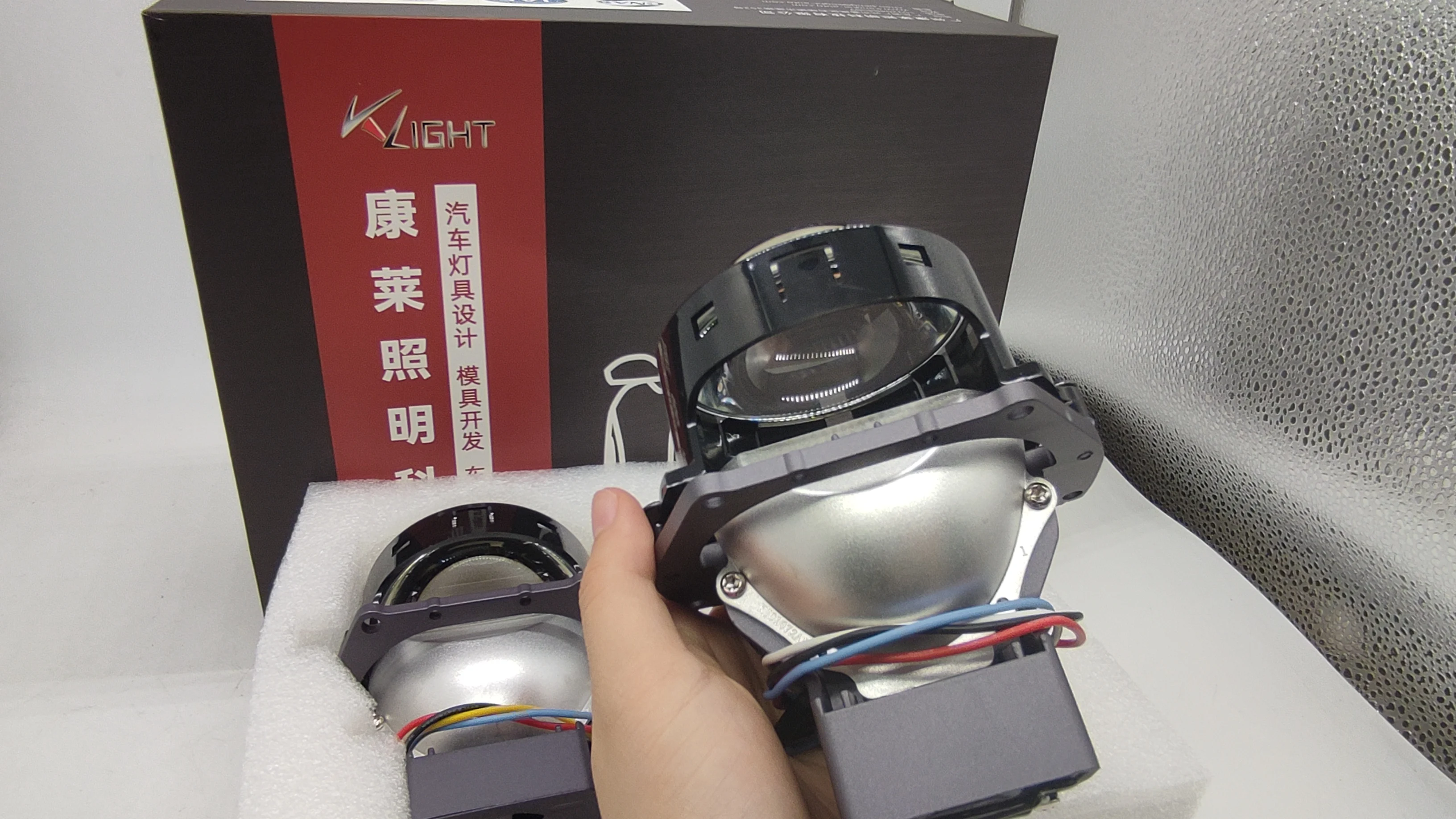 klight 3.0 Inch Bi-led Projector Blue Lens 5730lm Led H7 H4 9005 9006