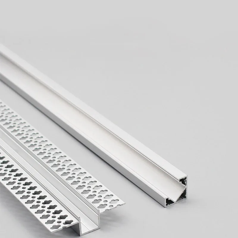 Indoor Outdoor Business Office Aluminum Profile LED Strip Light Surface Mounted Ceiling Side Mounted Embedded LED Strip Light