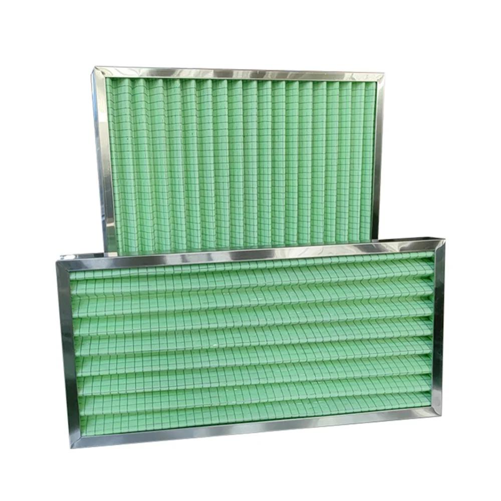 Custom Primary Filter G3 / G4 panel pleat HVAC cardboard frame air filter
