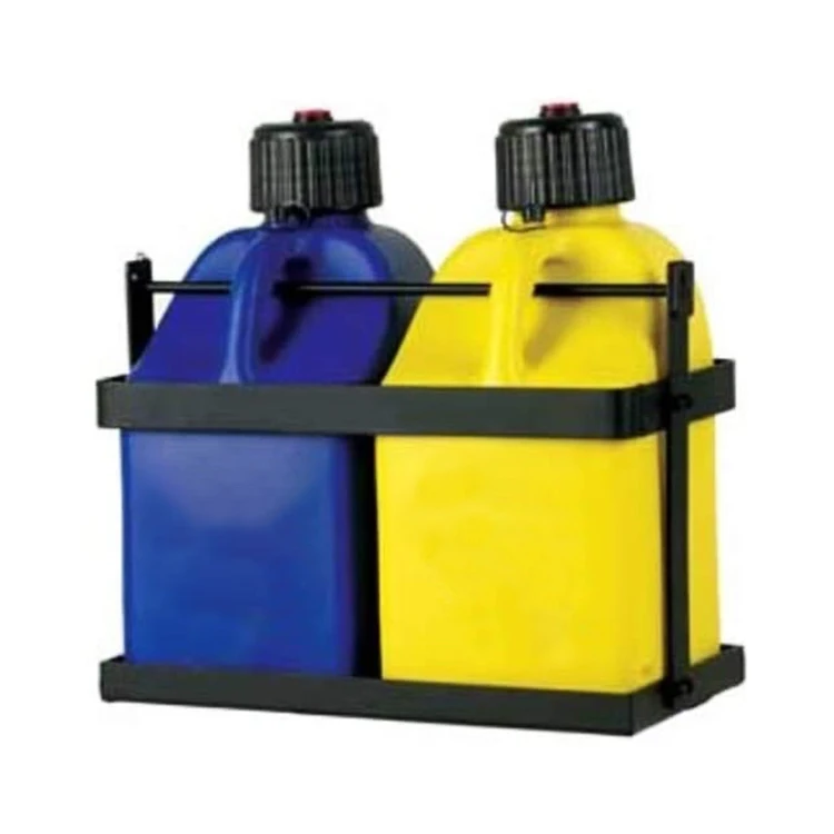 JH-Mech алюминиевый органайзер для хранения с порошковым покрытием полезный газовый топливный кувшин стойка бутылок моторным маслом и смазкой