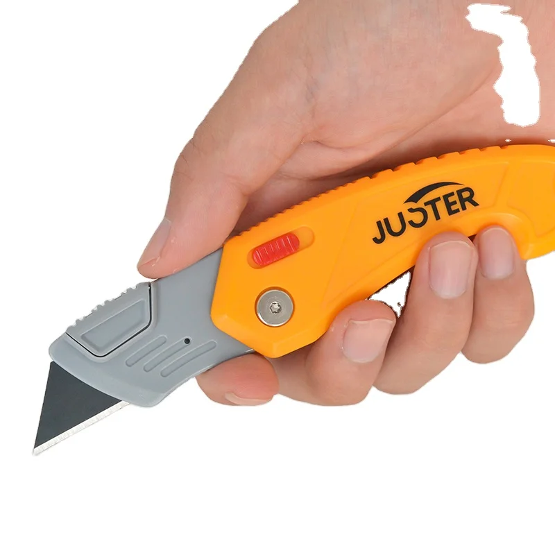 2024 Juster high quality 61mm ABS portable Wholesale Safety blade folding utility knife