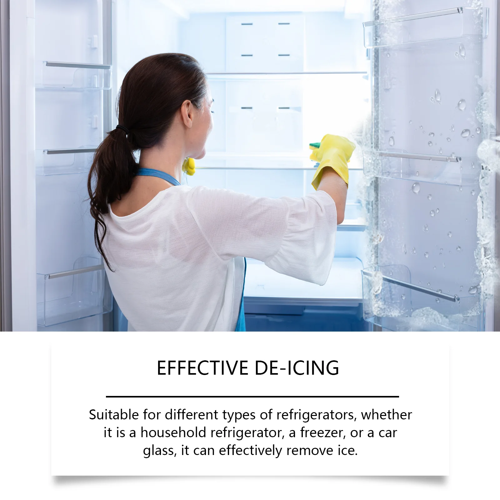 Refrigerator Freezing Agent Spray-On Defrost and Anti-Freezing Snow Cleaning Agent for Cold Storage Deduction