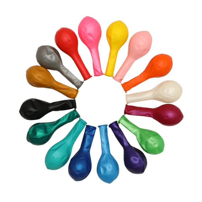 1.5g 10 Inch High Quality Glossy Latex Balloon Toy Childrens Balloons Party Decoration