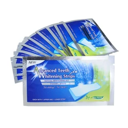 Best selling custom logo organic advanced 3d teeth whitening strips