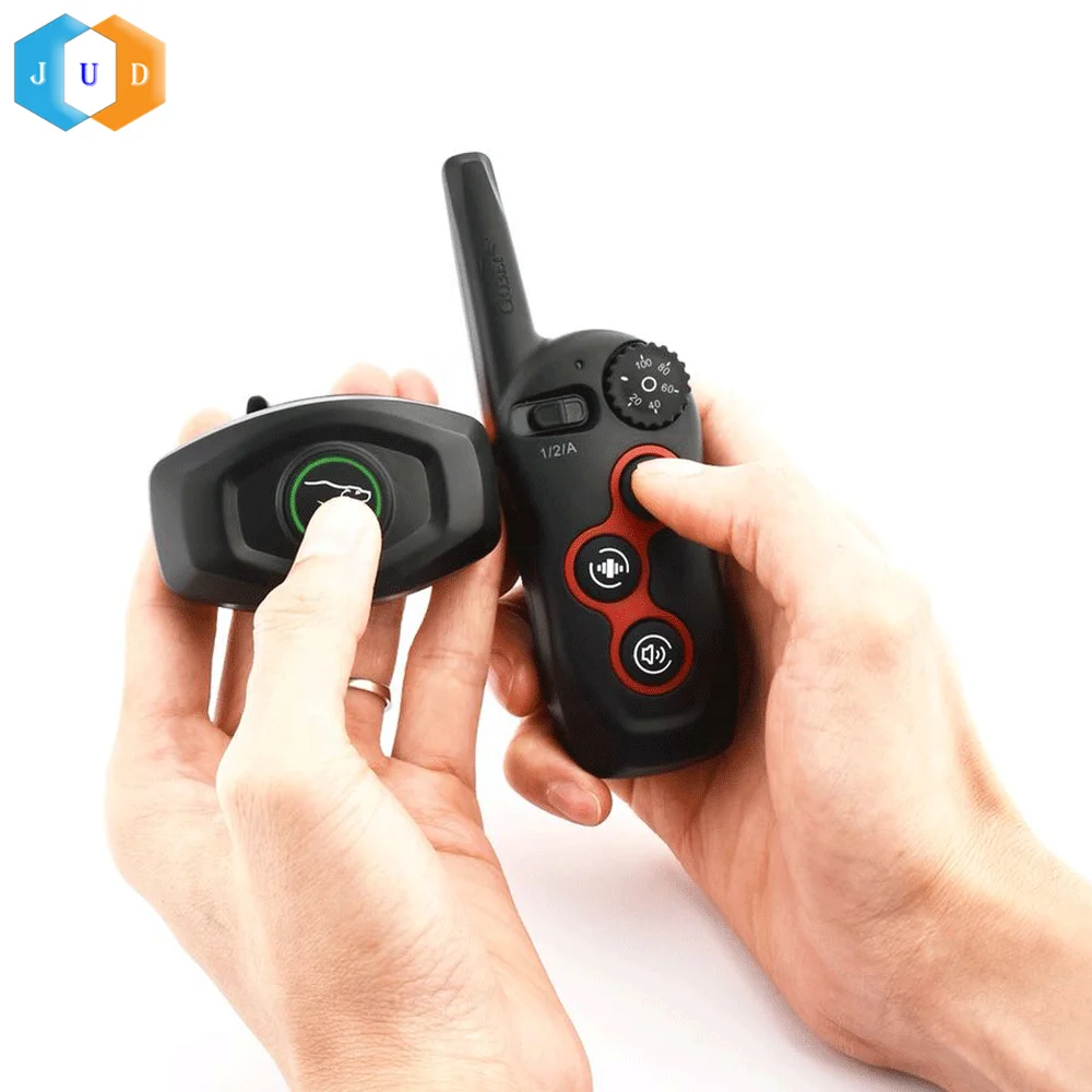 2023 Custom Automatic No Bark Control Rechargeable Remote Electric 100 Levels Dog Slave Shock Training Collar Waterproof Low MOQ
