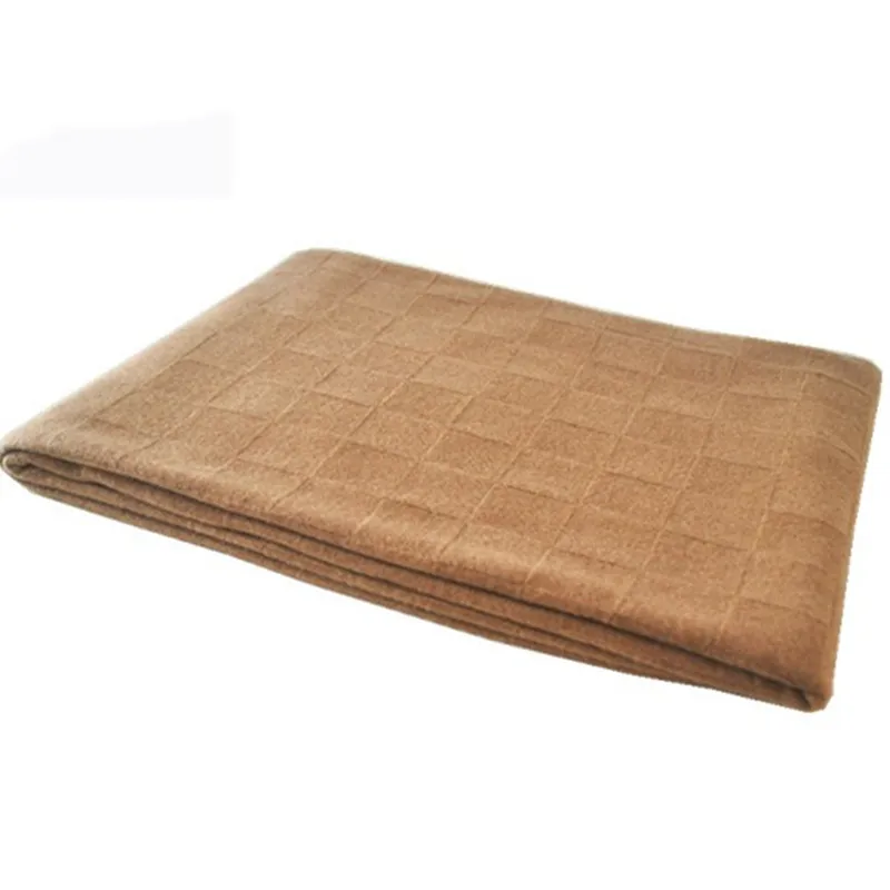 Синее кашемировое вязаное одеяло размера «Queen-Size»