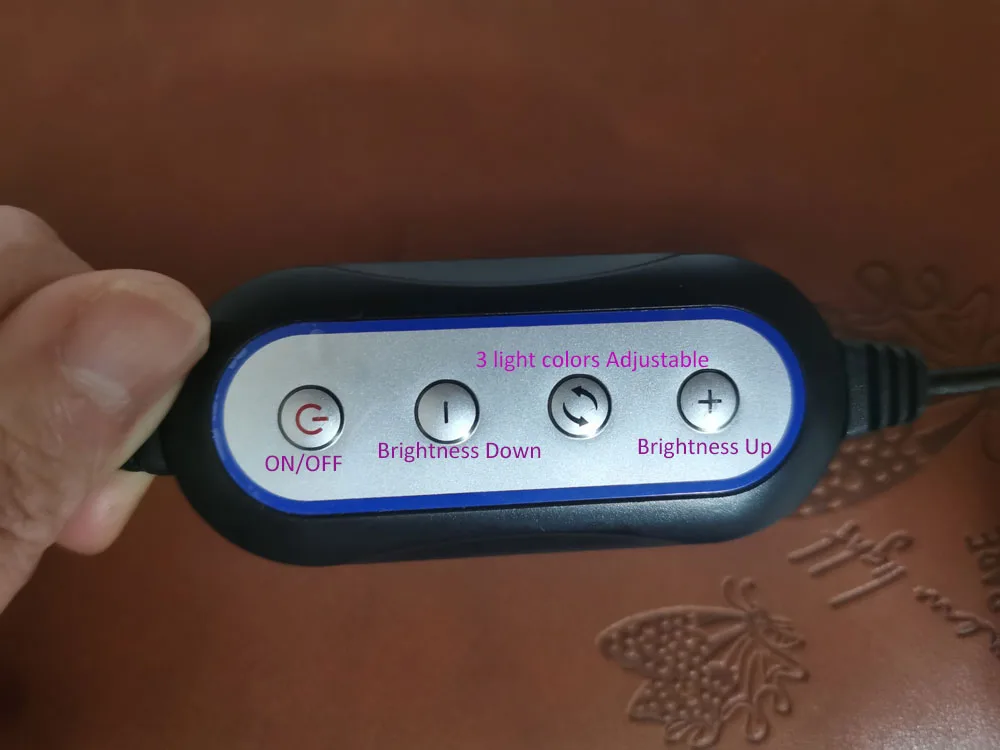 Светодиодная настольная лампа 14 Вт с клипсой гибкий USB светильник для чтения книг