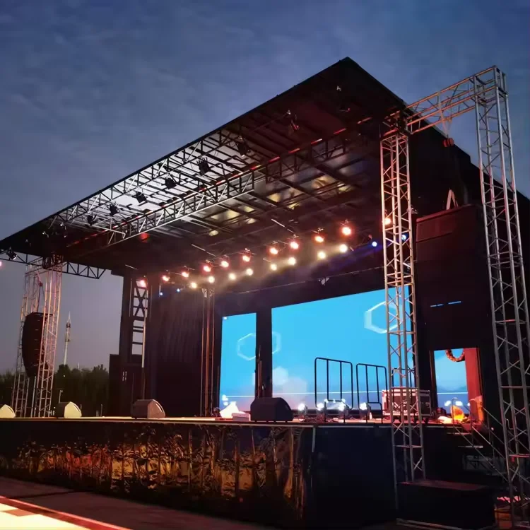 SINOSWAN ST170Pro Max 16x12m Customized Mobile Stage for Crusade Truck Evangelism Event Trucks 70000people