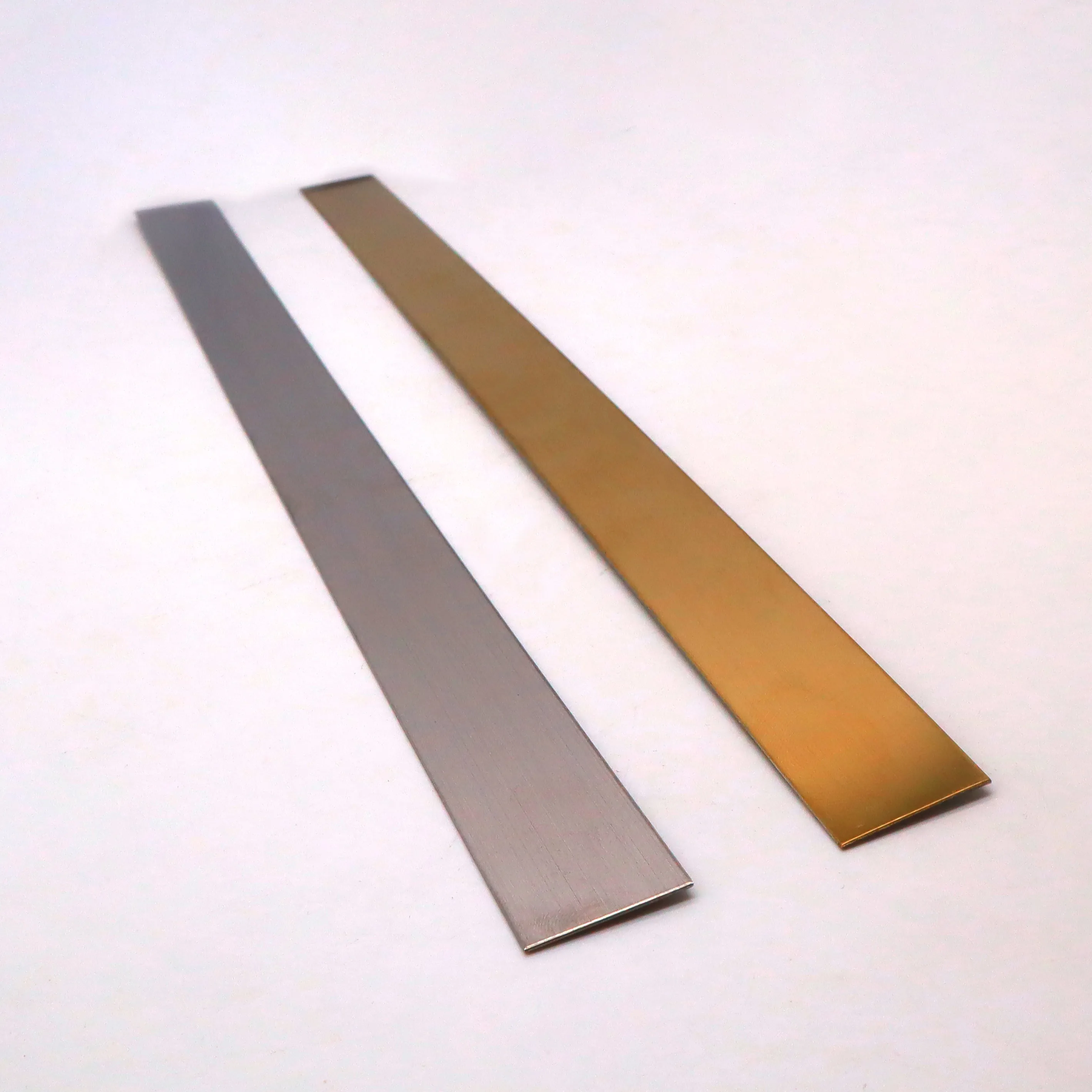
KUANYU low price ceiling tiles trim Stainless Steel Flat Profile Flexible Strip Tile Trim 