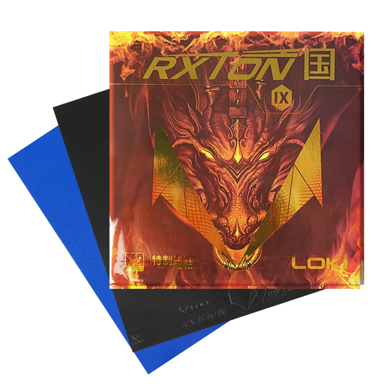 Резиновая ракетка для настольного тенниса Loki Rxton 9