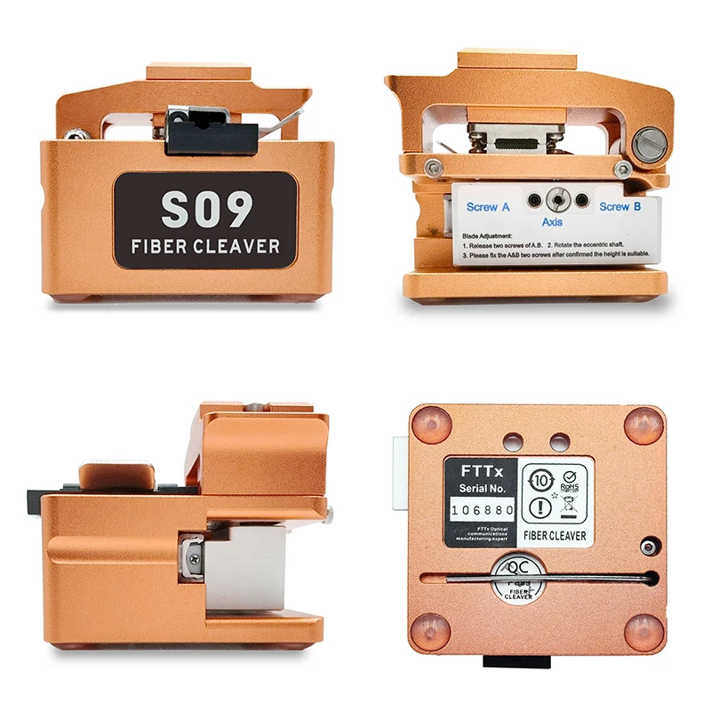 FTTH Fiber cleaver S09 fiber optic fusion splicing tool cleaver for AI-9 etc fiber fusion splicer machine