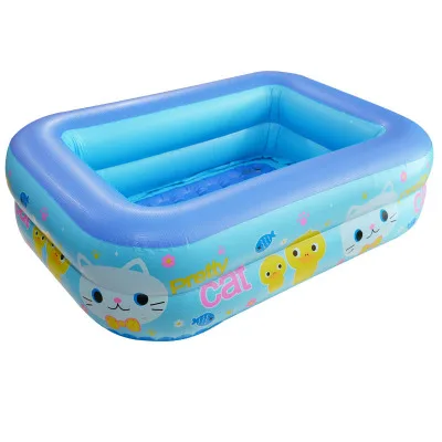 120cm large inflatable plastic kid water swimming pool