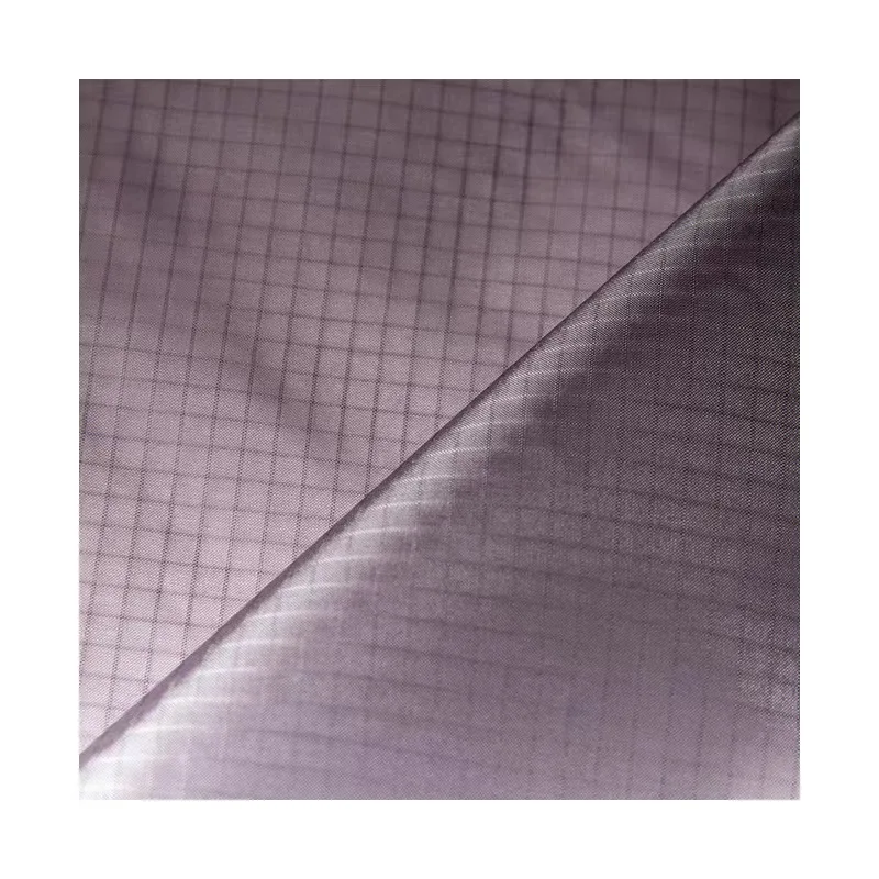 Waterproof Backpack 15D 20D 40D 70D 30D Nylon 66 plaid High strength Ripstop outdoor Nylon Parachutes Fabric For clothing