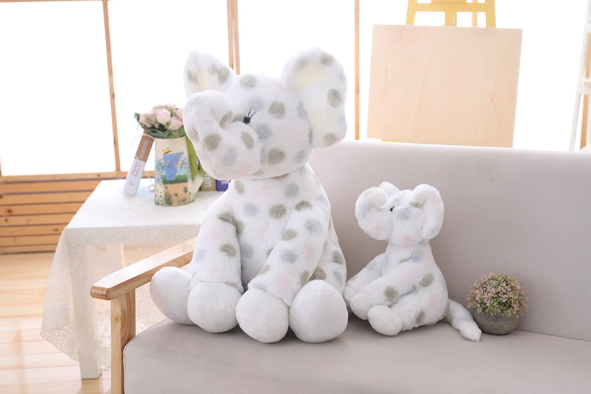 wholesale custom baby soft plush animals stuffed toys Elephant OEM logo design cute elephant bear unicorn plush toy