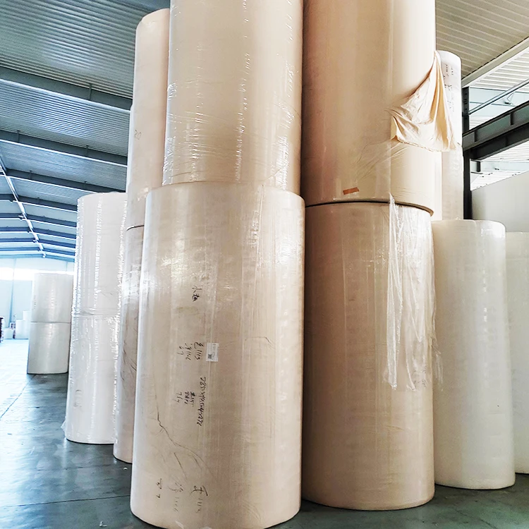 OEM Jumbo Tissue Roll Toilet Paper Bamboo Pulp Jumbo Roll Raw Material Jumbo Mother Roll Toilet Paper