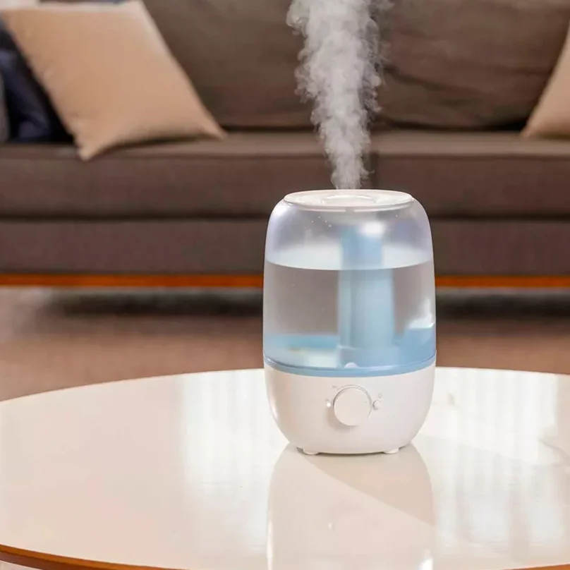 RUNAL H225 2L Humidifier White Blue Transparent Led Light Cool Mist Smart Ultrasonic Air Humidifier For Bedroom