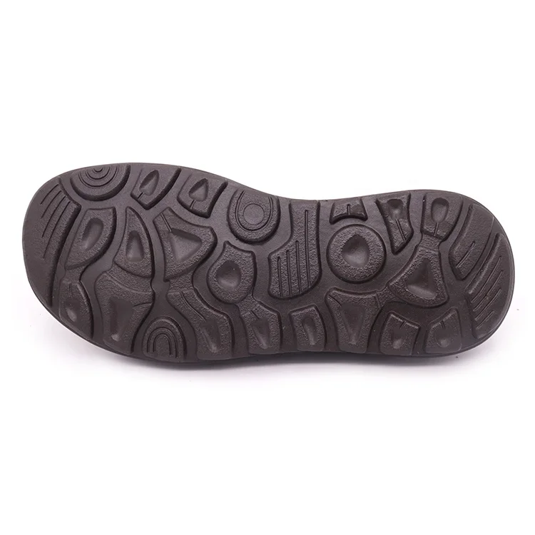 Best selling genuine leather flat sandals men necessary for summer traveling