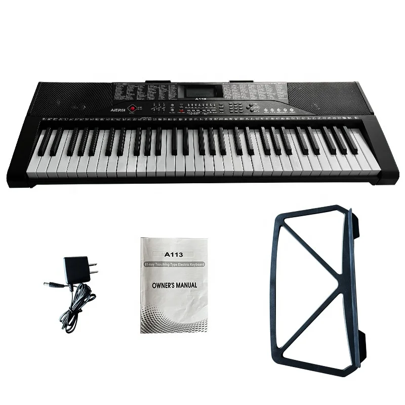 Aiersi brand professional 61 keys piano keyboard 2.2cm keys music electronic piano instrument with blue tooth function